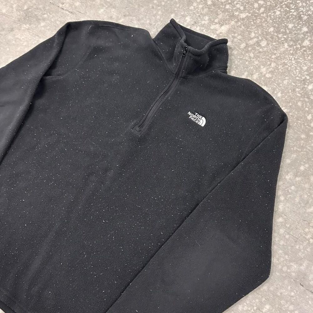 Black North Face Fleece Zip-Up